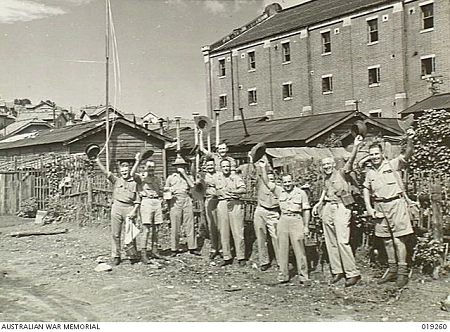 Released from Kojei camp, 1945