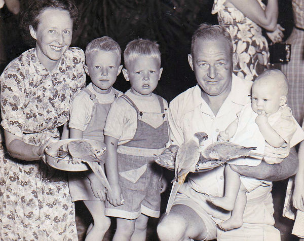 Bourne family, 1954